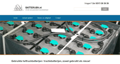 Desktop Screenshot of batterijbv.nl